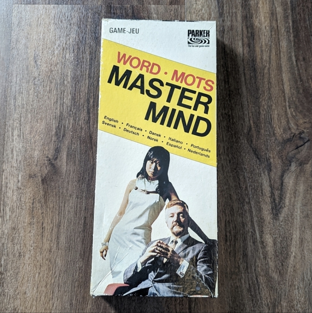 Vintage Word Mastermind Master Mind Game Parker Bros.
